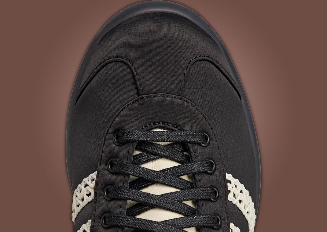 Wales Bonner x adidas Karintha Lo Black - Toe Detail