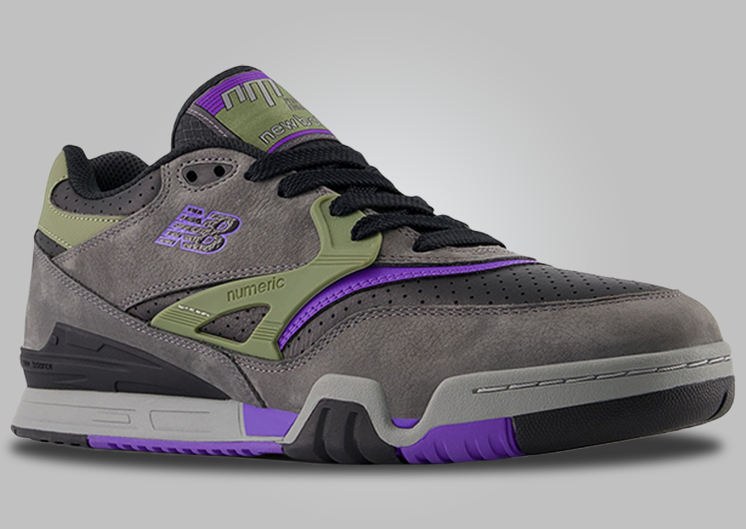 New Balance Numeric 770 Grey/Purple - Angle
