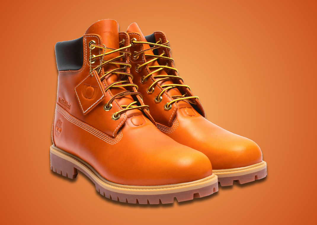 One Block Down x Timberland 6 Inch Lace Up Waterproof Boot Earth - Angle