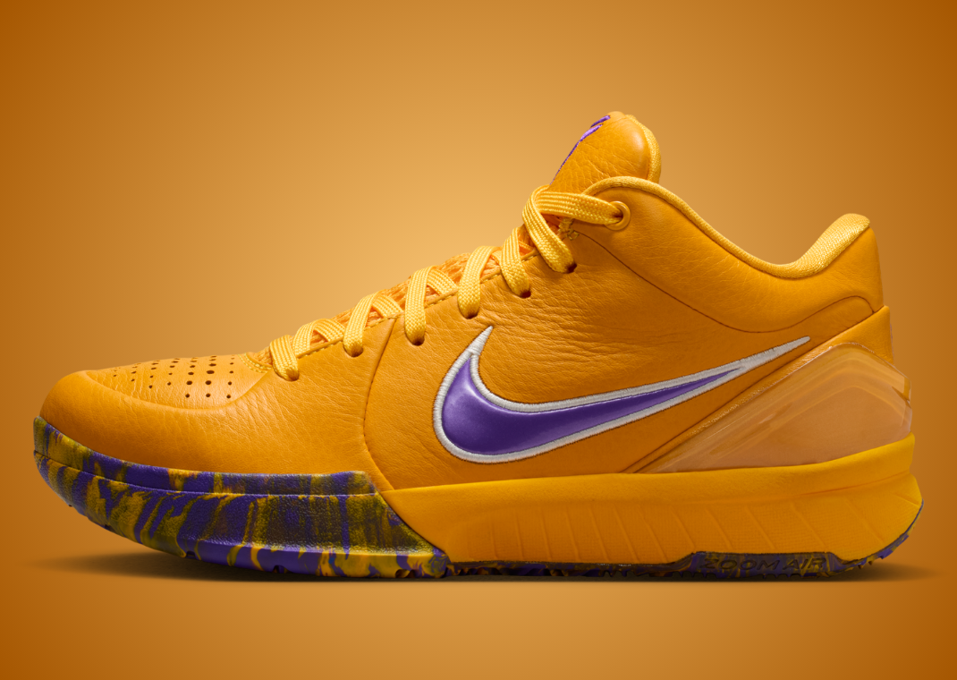 Nike Kobe 4 Protro Lakers GS - Lateral