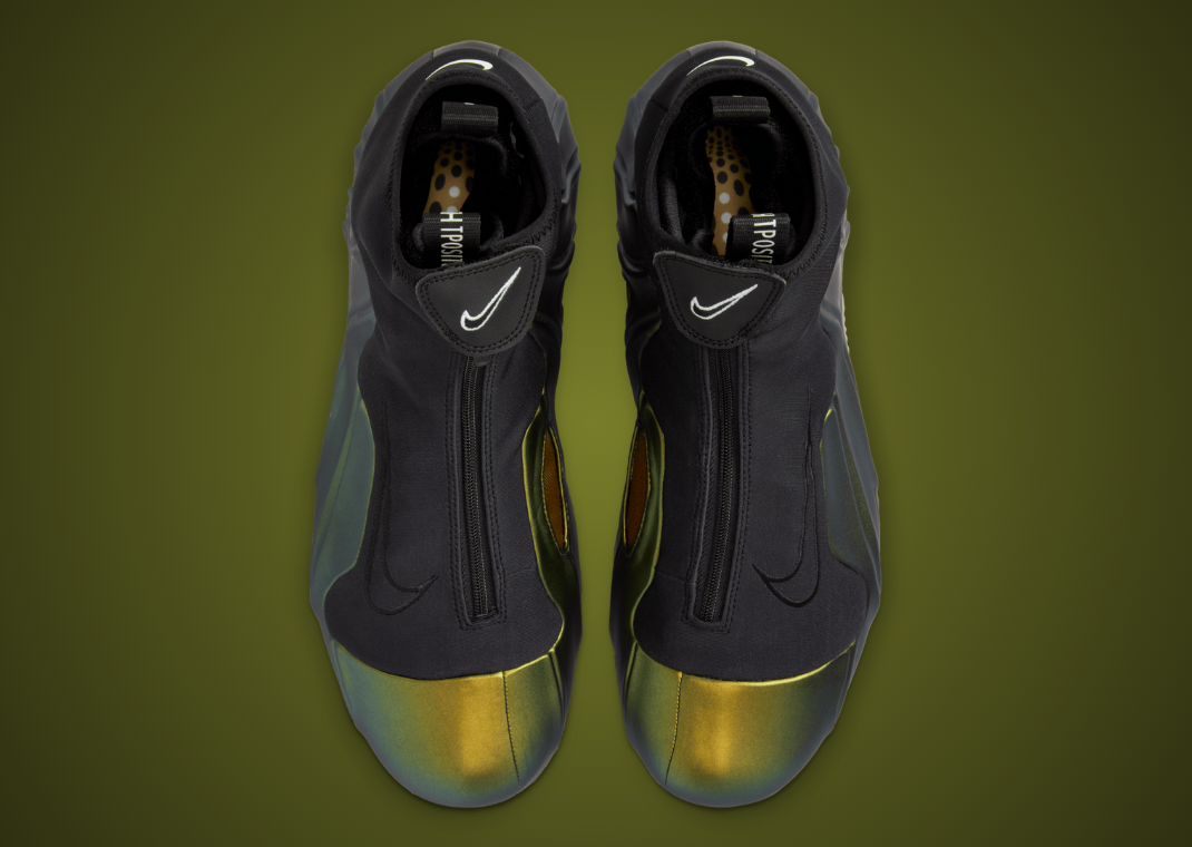 Nike Air Flightposite Metallic Gold Top