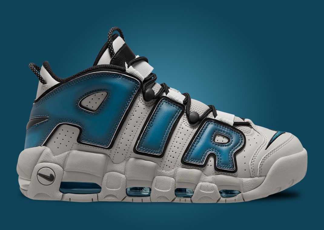 Nike Air More Uptempo Light Iron Ore Industrial Blue