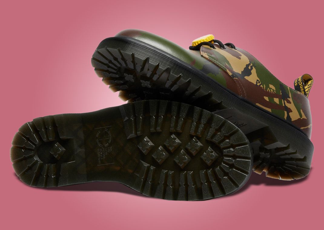 Palace x Dr. Martens 1461 Woodland Camo Angle