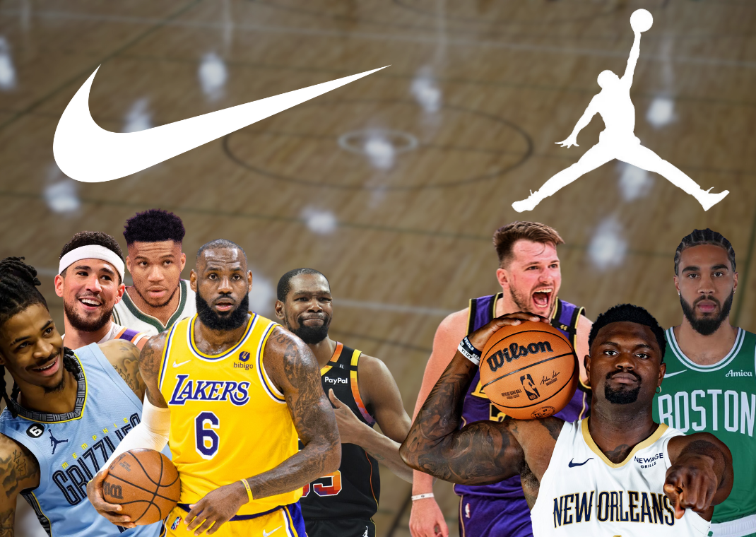 Nike and Jordan signature athletes