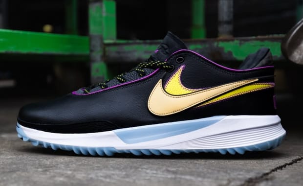 LeBron Hit the Links in a Custom Pair of Nike LeBron 20 Golf Shoes