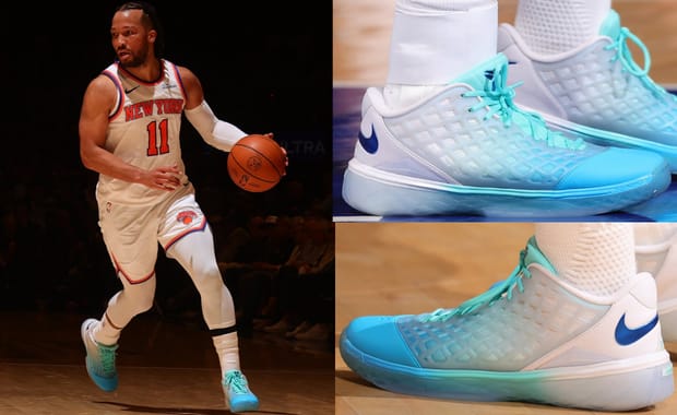 Jalen Brunson Dominated the Sixers in an Icy New Nike Kobe 3 Protro Low PE