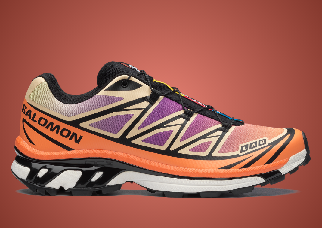 Salomon XT-6 Black/Almond Cream - Lateral