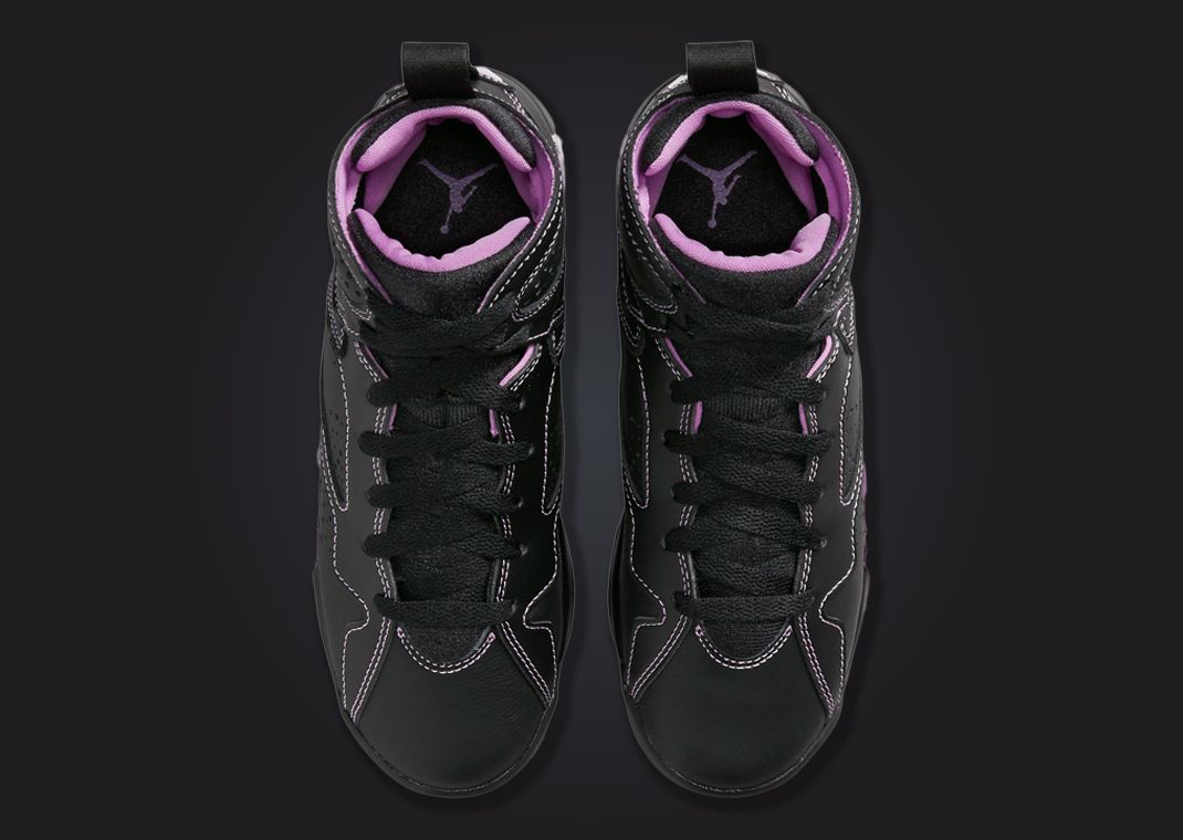 jordan 7 black purple orange