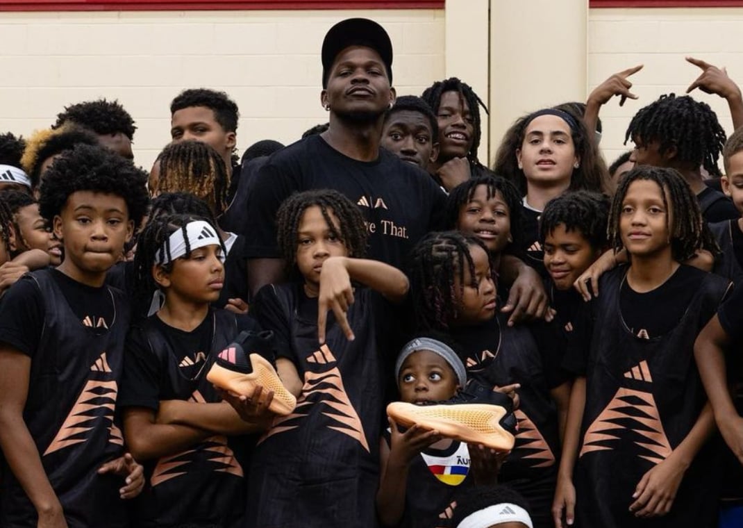 Anthony Edwards with the adidas AE 1 With Love