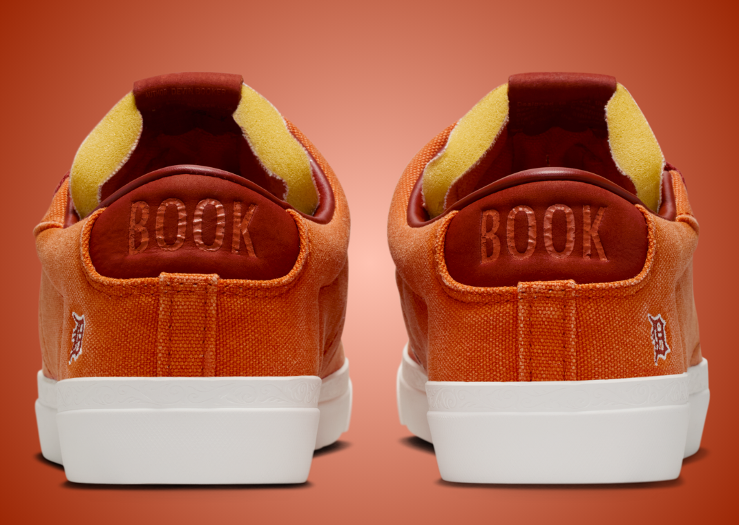 Devin Booker x Nike Blazer Low Campfire Orange - Back