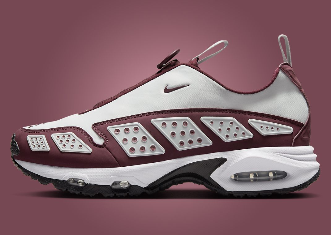 Nike Air Max Sunder White Burgundy (W) Lateral