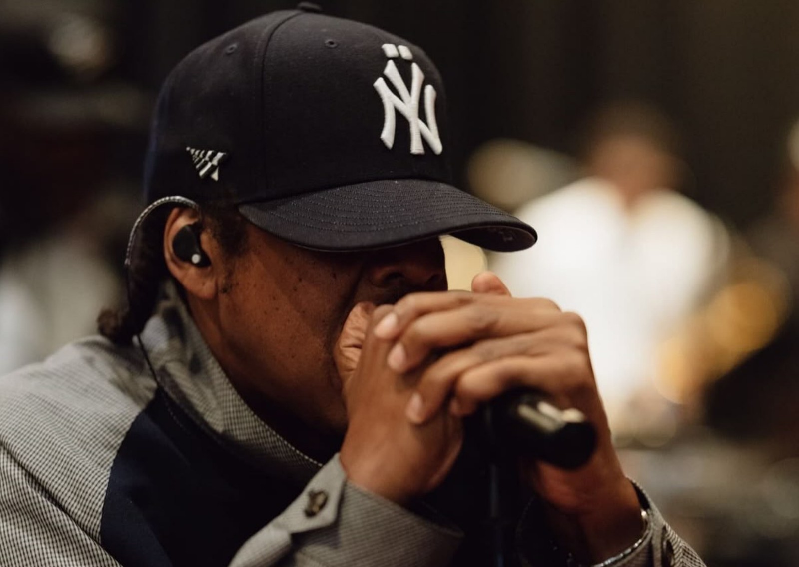 Jay-Z Wearing the Planes New York Yankees JAŸ-Z30 59Fifty Fitted Hat