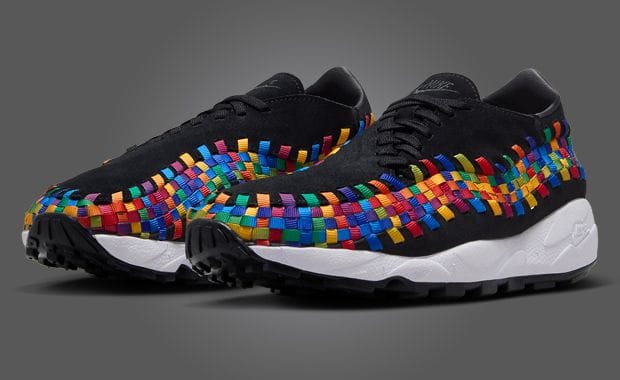 The Nike Air Footscape Woven Black Rainbow Releases October 2024