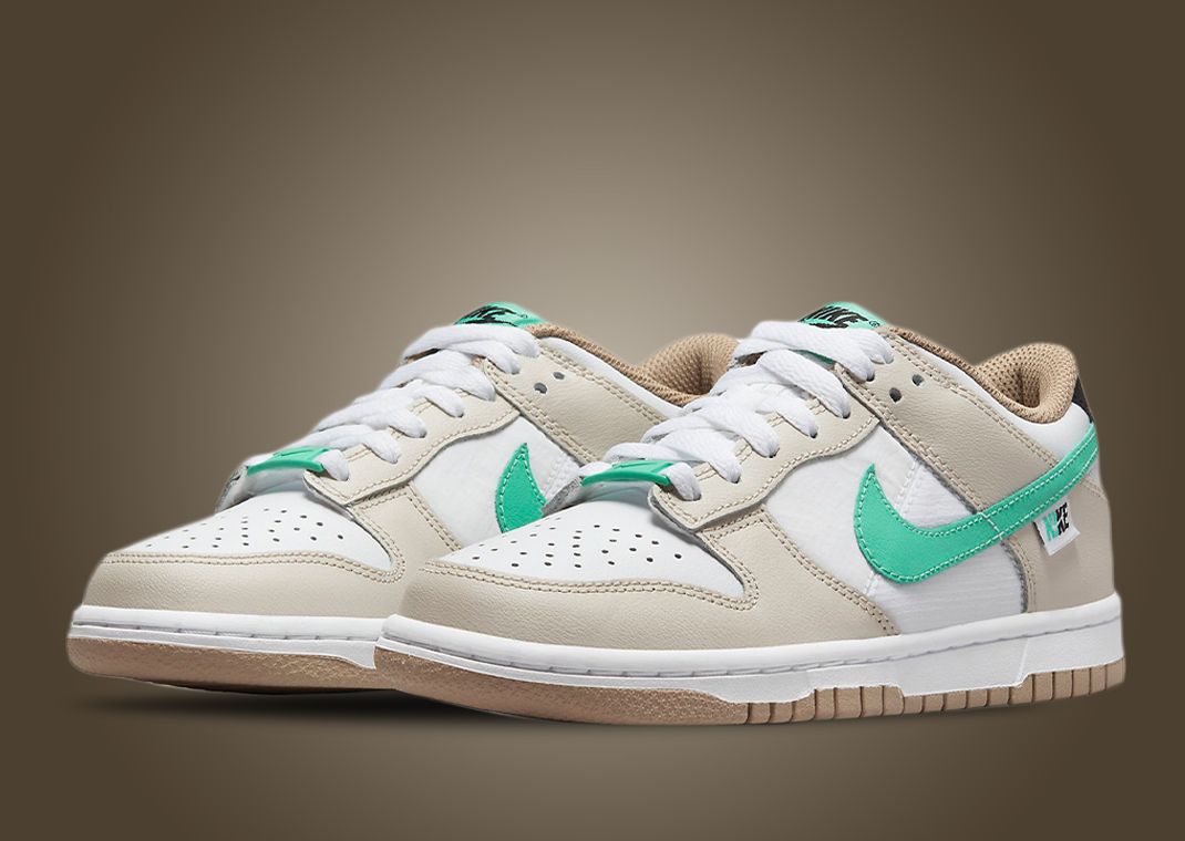 Nike Dunk Low Tan Green (GS)