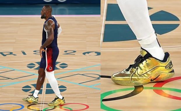 LeBron James Debuts Nike LeBron 22 Gold Medal PE During Olympic Win