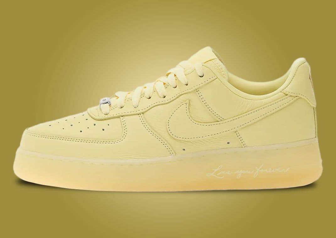 The Drake x Nike Air Force 1 Low Certified Lover Boy Citron Tint 