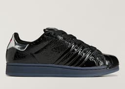 Sp5der x adidas Superstar Black - Lateral