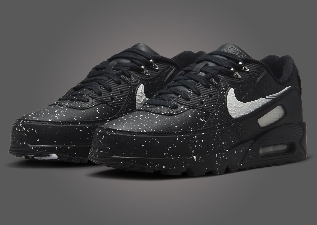 Slawn x Nike Air Max 90 Black Angle