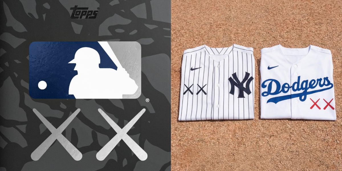 KAWS and Major League Baseball are Dropping Collab Apparel and Topps Trading Cards