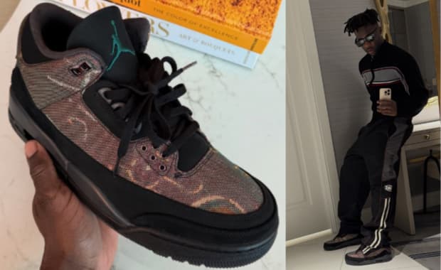 Nigel Sylvester Air Jordan 3 Retro Playground Black 