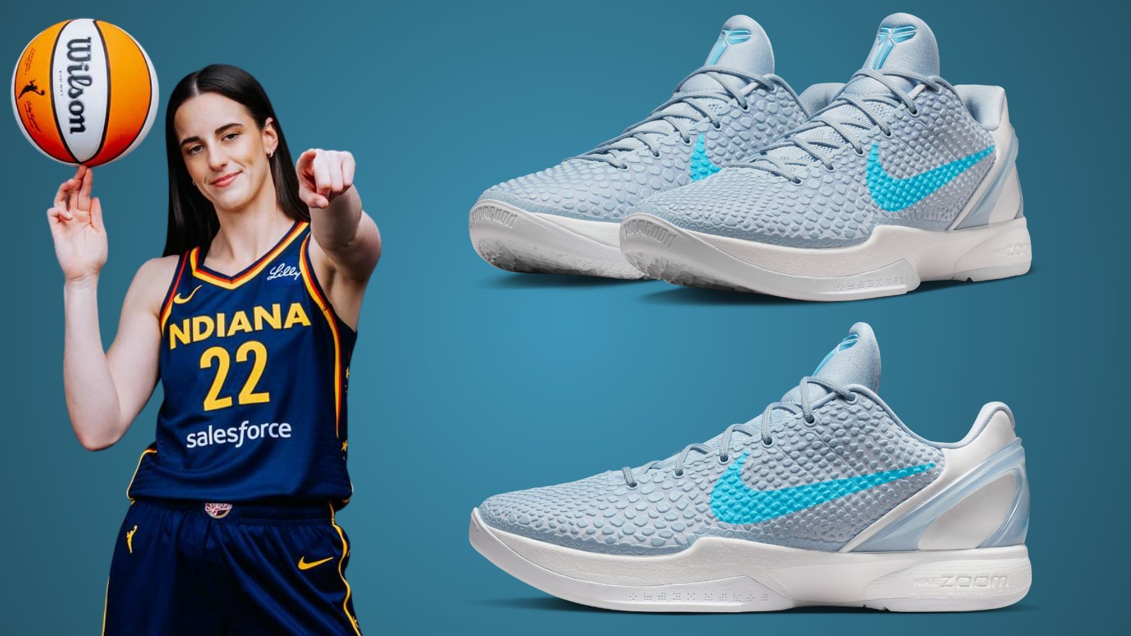Caitlin Clark's Nike Kobe 6 Protro Light Armory Blue PE is Almost Here