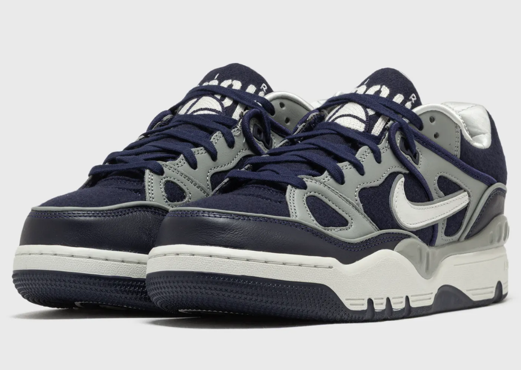 NIGO x Nike Air Force 3 Midnight Navy - Angle