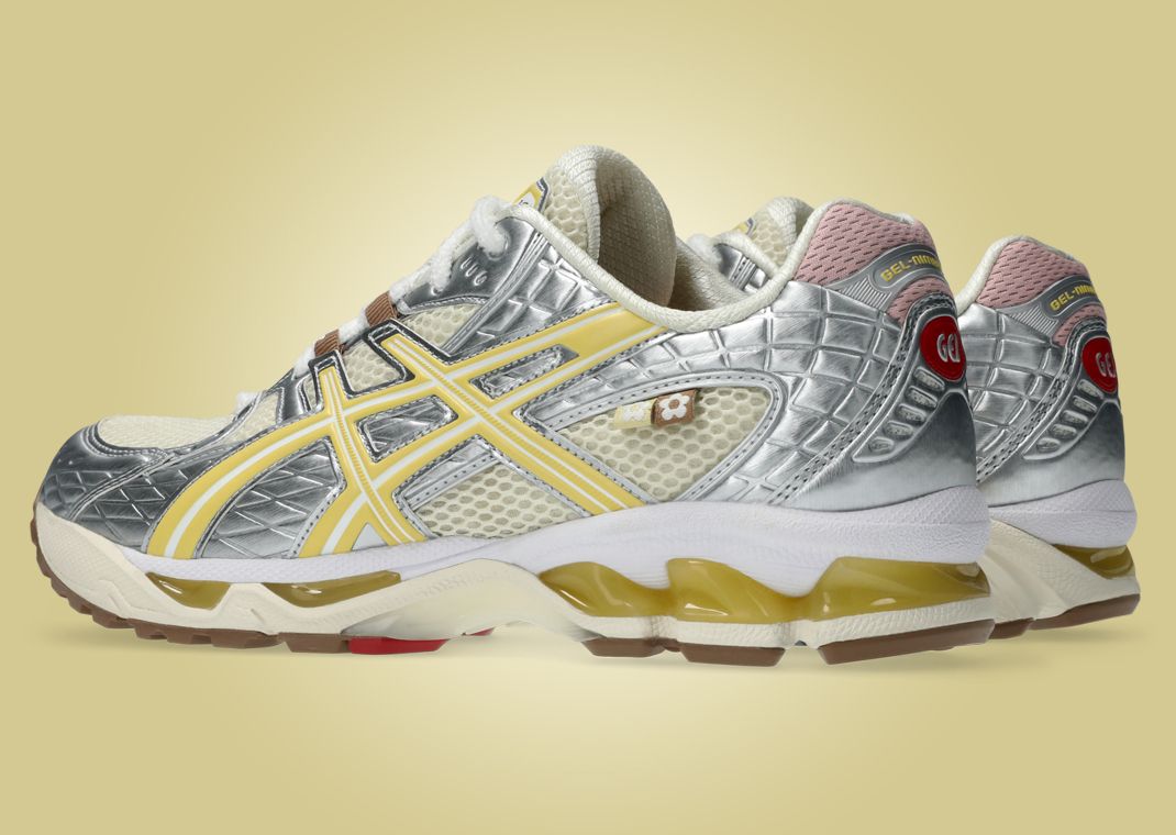 Vandy The Pink x atmos x Asics Gel-Nimbus 10.1 Banana Split Heel Angle