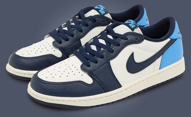 Air Jordan 1 Retro Low OG Obsidian UNC