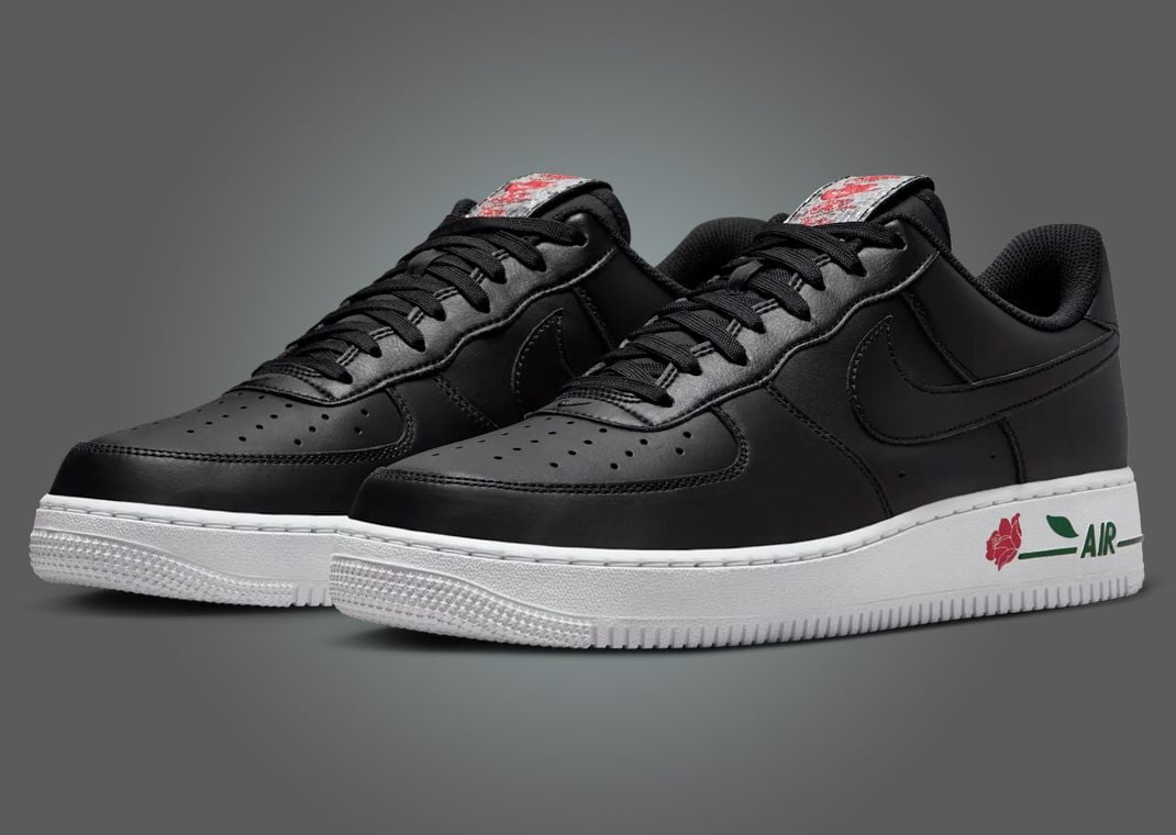 Nike Air Force 1 Low Roses Black White