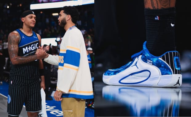Paolo Banchero Hits the Court in Magic Blue Jordan Tatum 4 PE