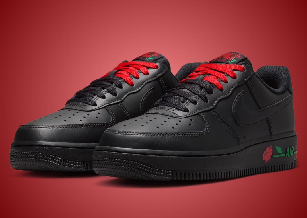 Nike Air Force 1 ブラック ローズ Nike's Floral Air Force 1 Pack adds a Black Rose to the Bouquet