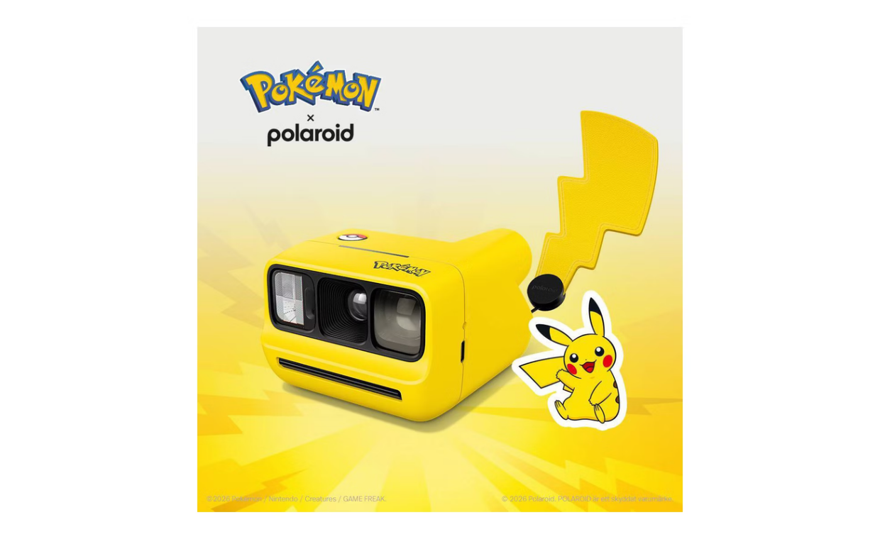 Pokémon x Polaroid Go Gen 3 Camera Pikachu