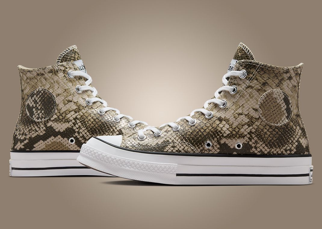 The Stussy x Converse Chuck 70 Snakeskin Releases October 2024