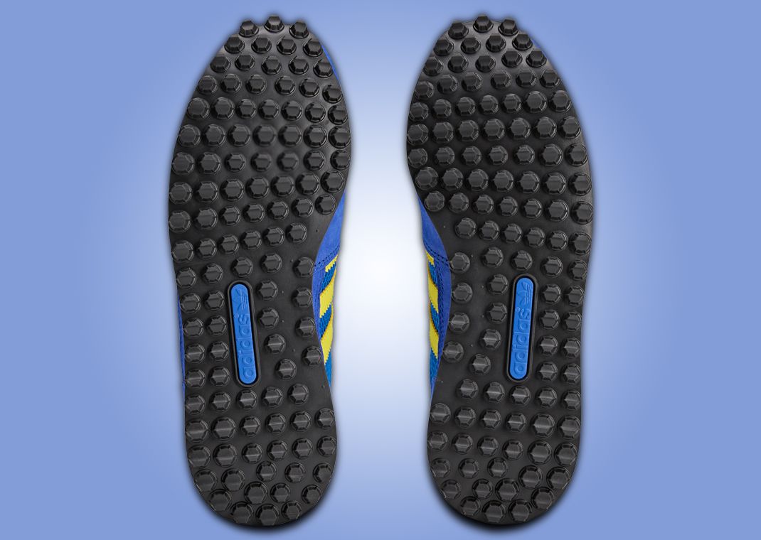 adidas TRX Mesh SPZL Hi-Res Blue Shock Yellow Outsole