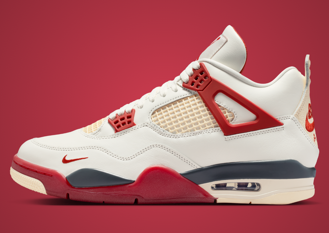 Nigel Sylvester x Air Jordan 4 Retro Brick After Brick - Lateral