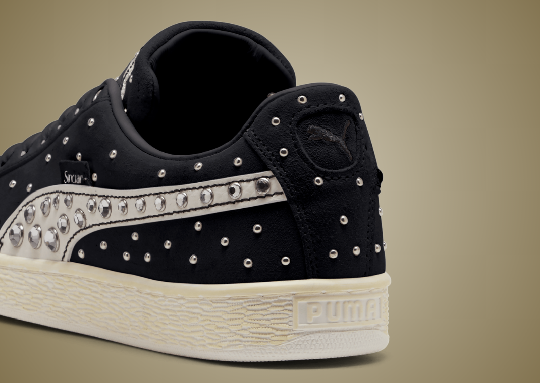 Sinclair x Puma Suede Black - Heel Angle