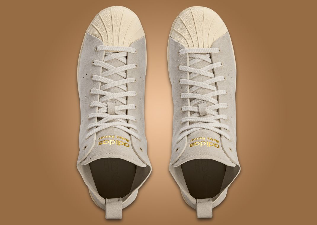 Wales Bonner x adidas Superstar Hi Mist Stone Top