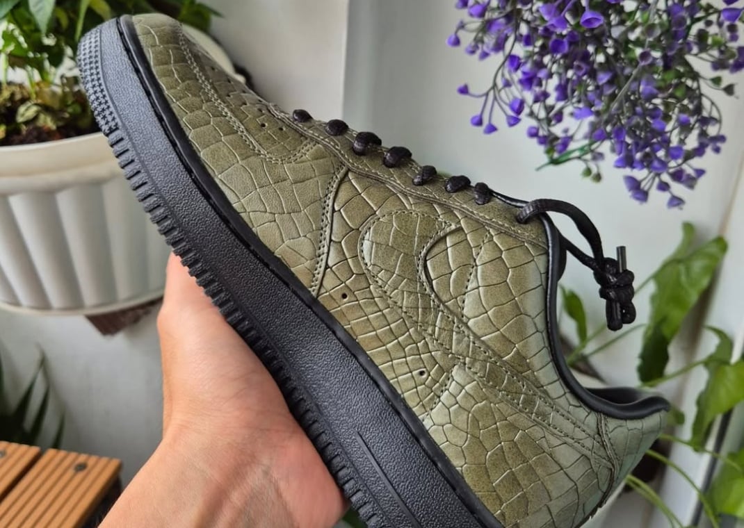 Nike Air Force 1 Low Morse Code Croc