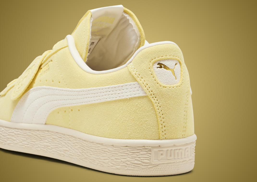 Puma Suede Charles F. Stead Pineapple Ice - Heel Angle
