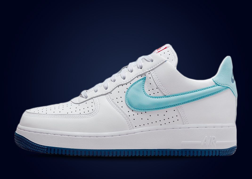 シューズ Nike Air Force 1 \"Puerto Rico\" 26.5 Air Force 1 Puerto Rican Day 'White and Sky Blue' (DQ9200