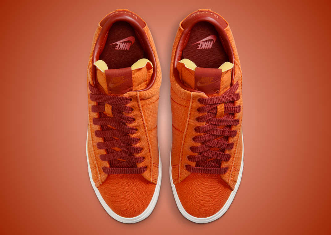 Devin Booker x Nike Blazer Low Campfire Orange - Top