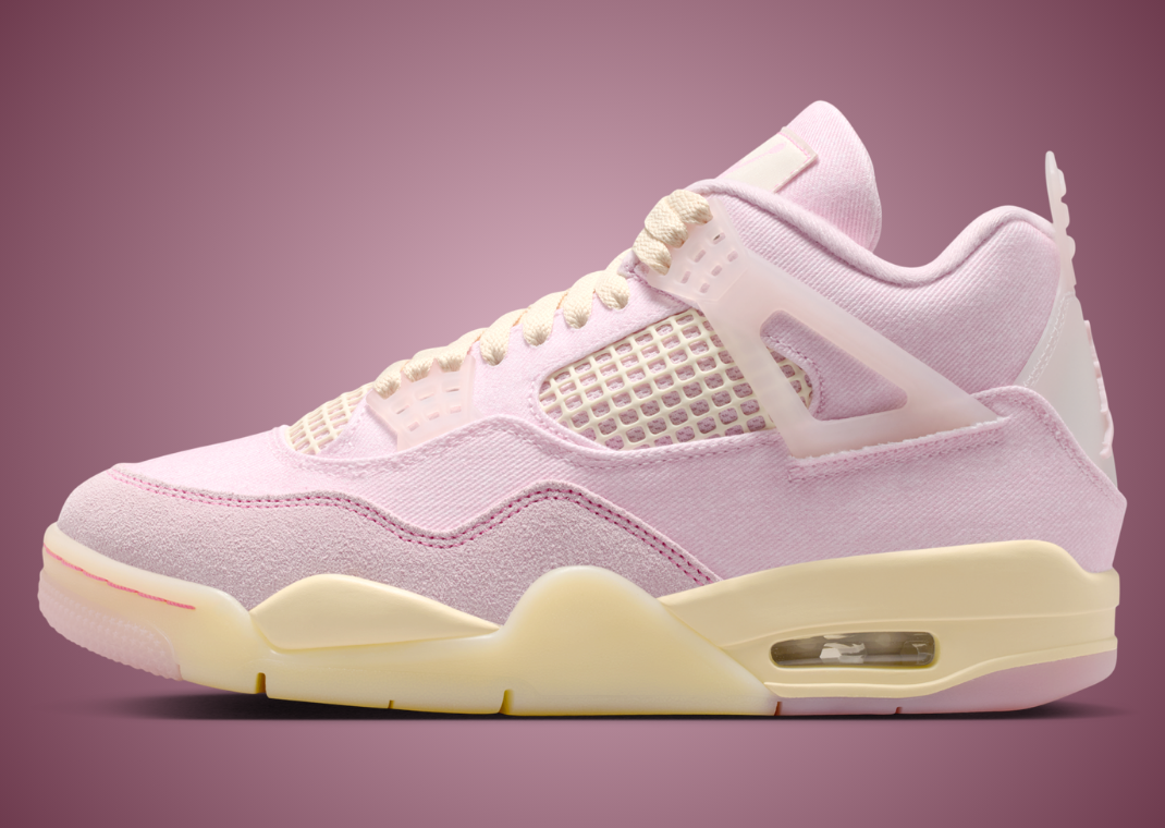 Air Jordan 4 Retro Iced Carmine (W) - Lateral