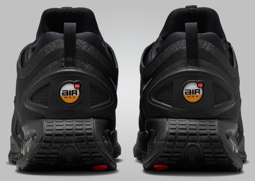 Nike Air Max DN Roam Black Metallic Silver - Back