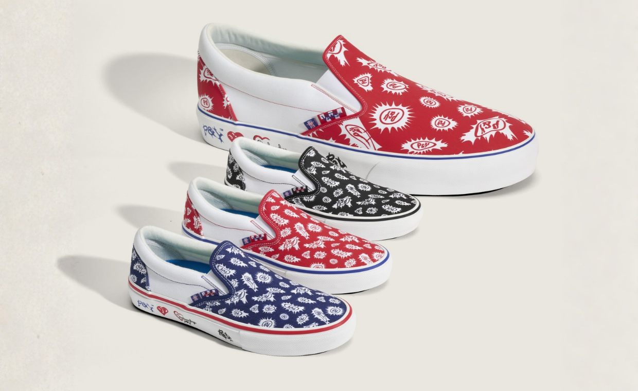 Punkandyo is Teaming Up with Vans for a Black Slip-On with All-Over Print Logos