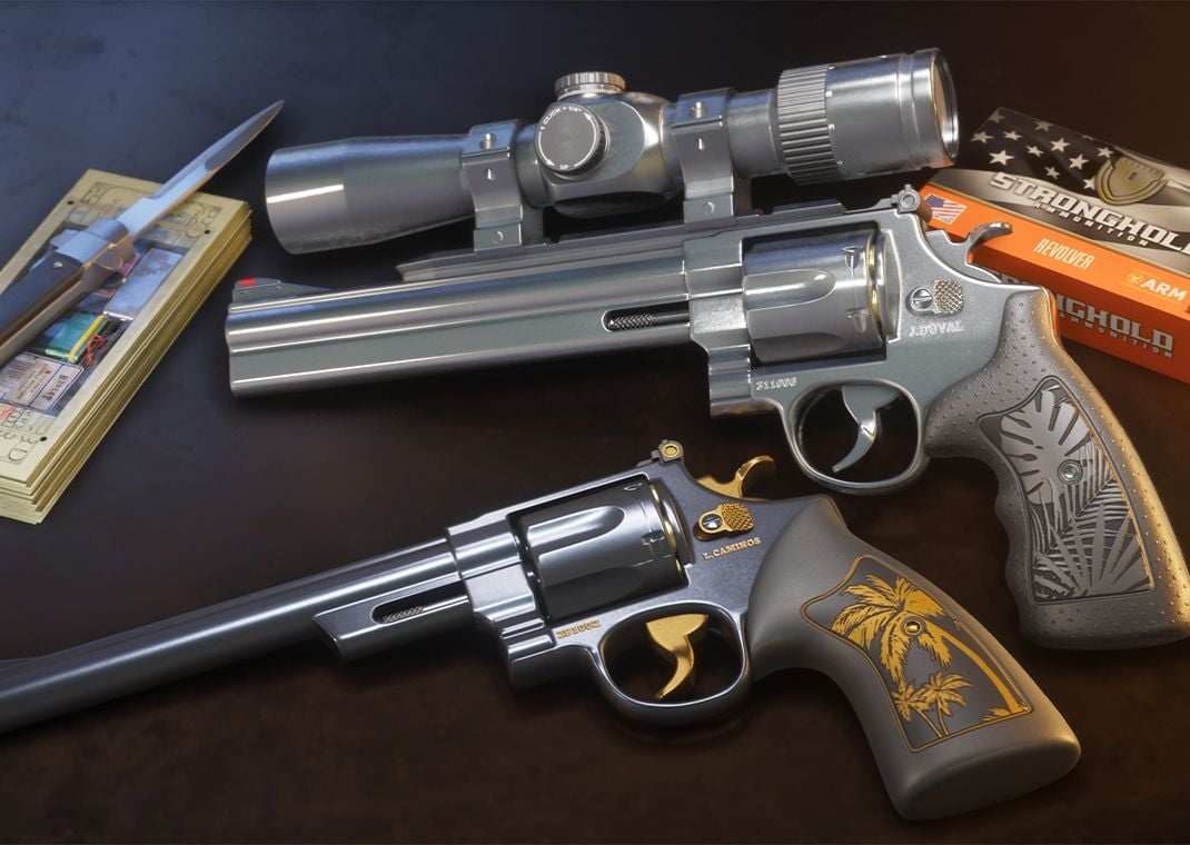 Custom His and Hers revolvers for GTA 6 Ultimate