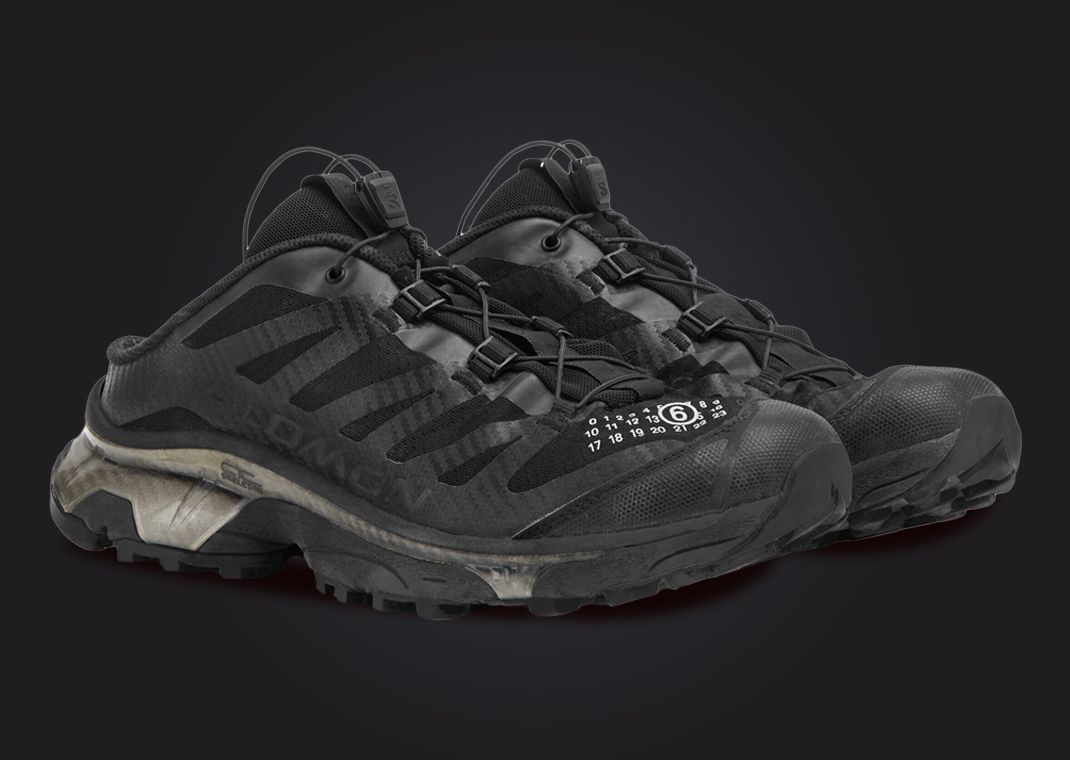 Maison Margiela MM6 x Salomon XT-4 Mule Black Angle