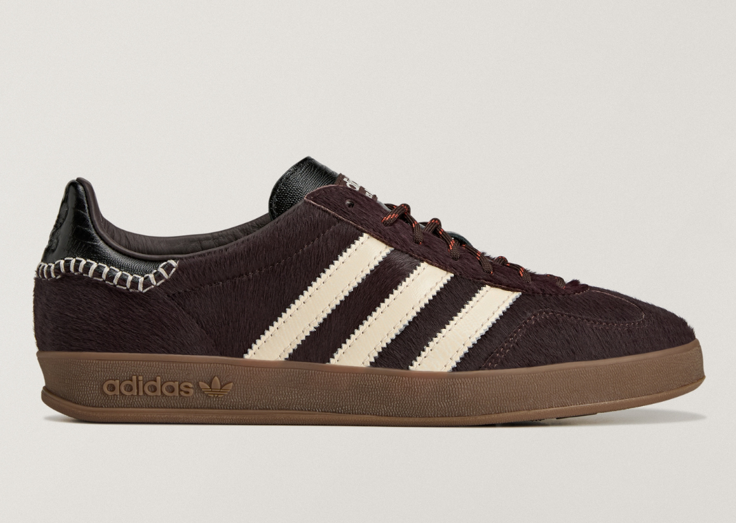 Wales Bonner x adidas Gazelle Indoor Pony Hair - Lateral