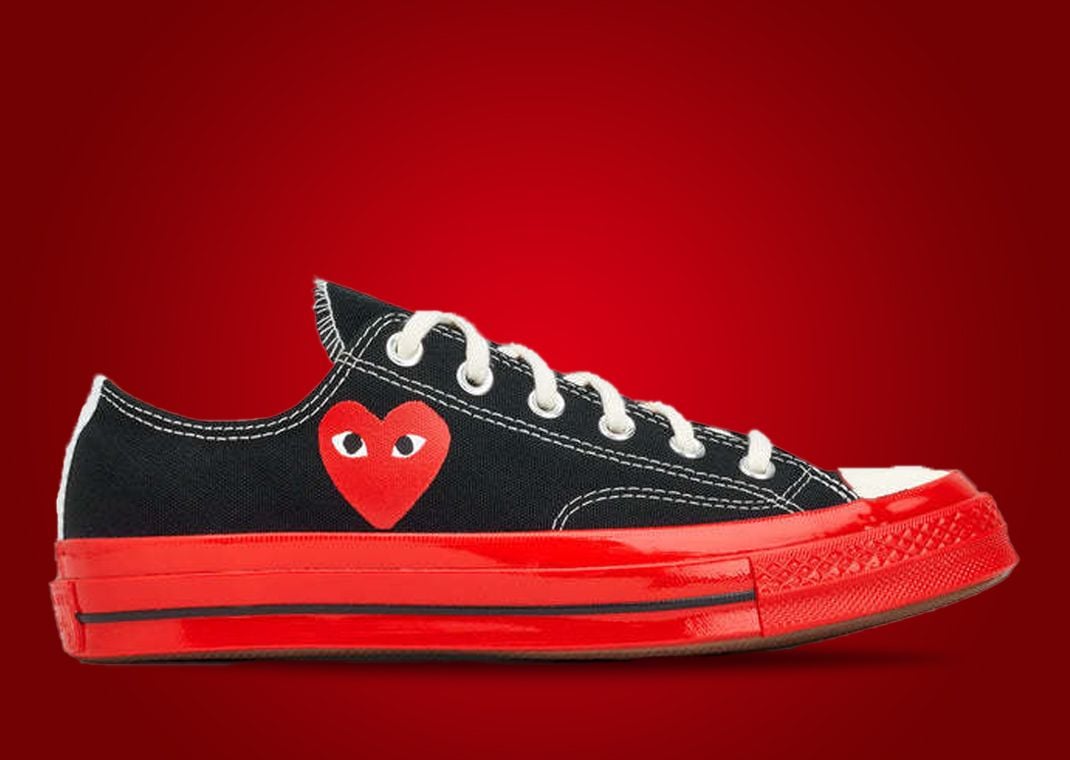 CDG Play x Converse Chuck 70 Low Black