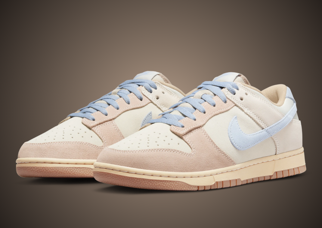 Nike Dunk Low Coconut Milk Light Armory Blue Angle