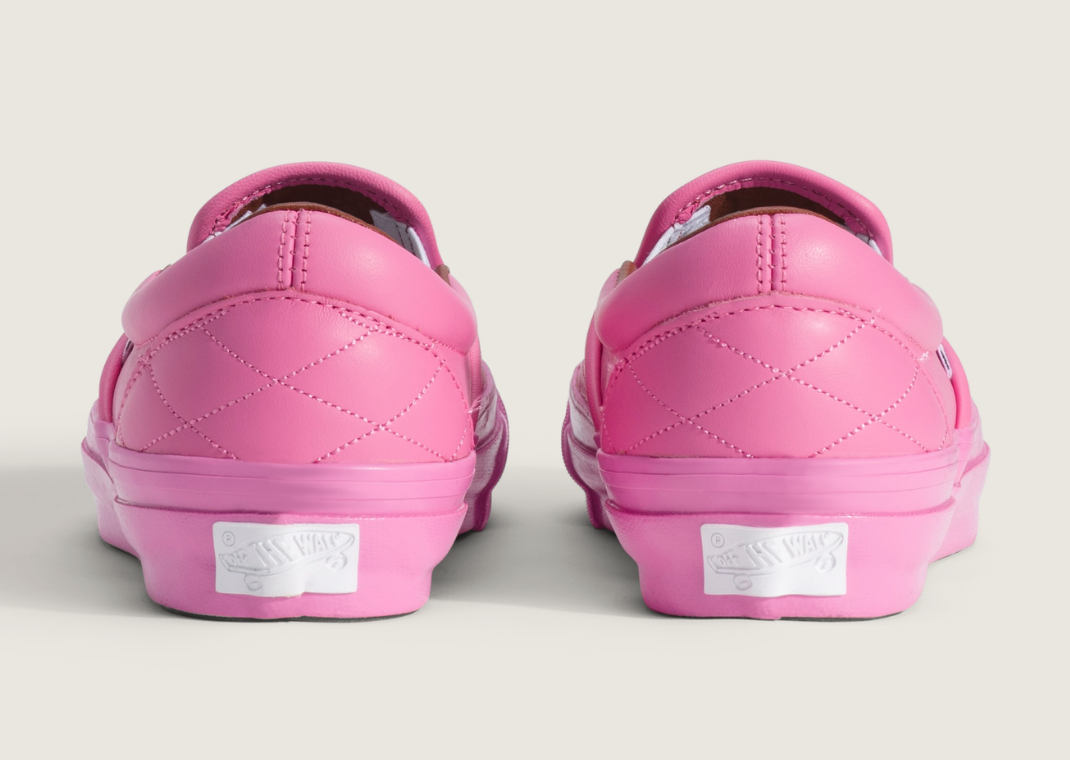 Vans Premium Classic Slip-On Quilted Pink - Back